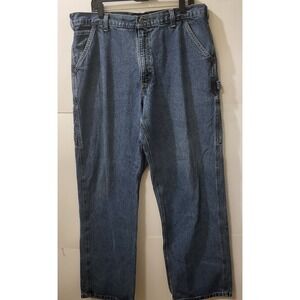 Carhart Men's Outdoors, Camping, Hiking, Working , Carpenter's Jeans Size 38x32